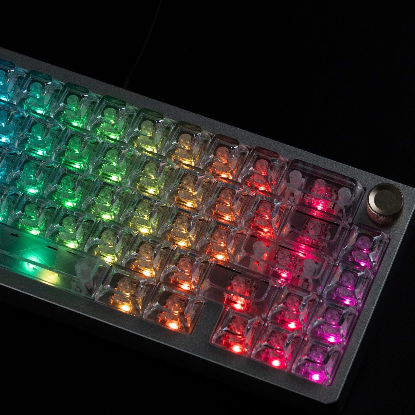 Star Prism Clear PC Keycaps – ASA Profile RGB Shine-Through