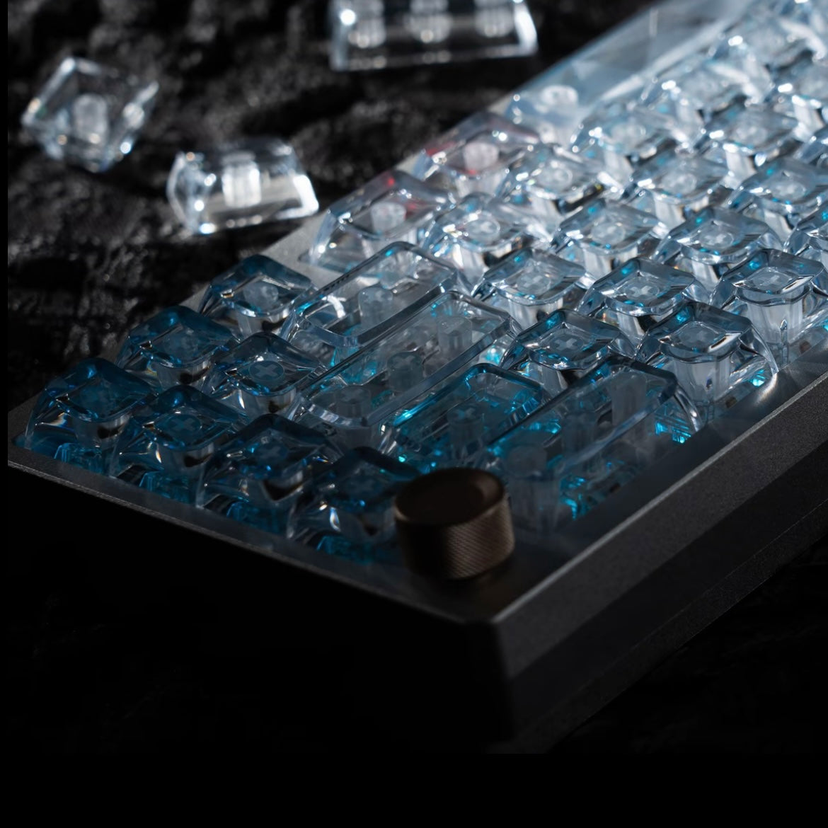 Star Prism Clear PC Keycaps – ASA Profile RGB Shine-Through