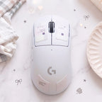 Gray-Pink Complex Mouse Grip Tape | Anti-Slip & Sweat-Absorbent | Arktcat x Soulcat