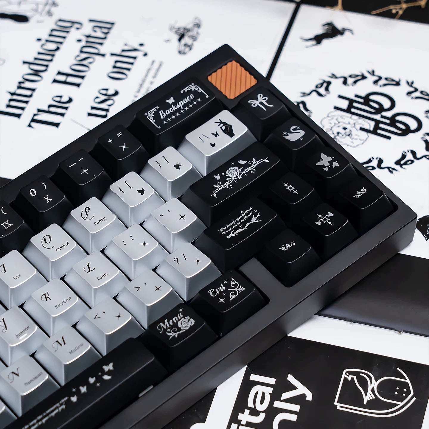 Butterfly Metallic PC Keycap Set  | ARKTCAT