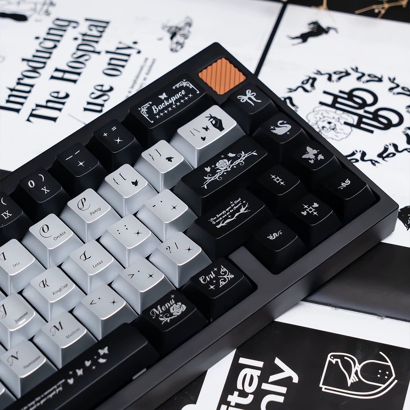 Butterfly Metallic PC Keycap Set  | ARKTCAT