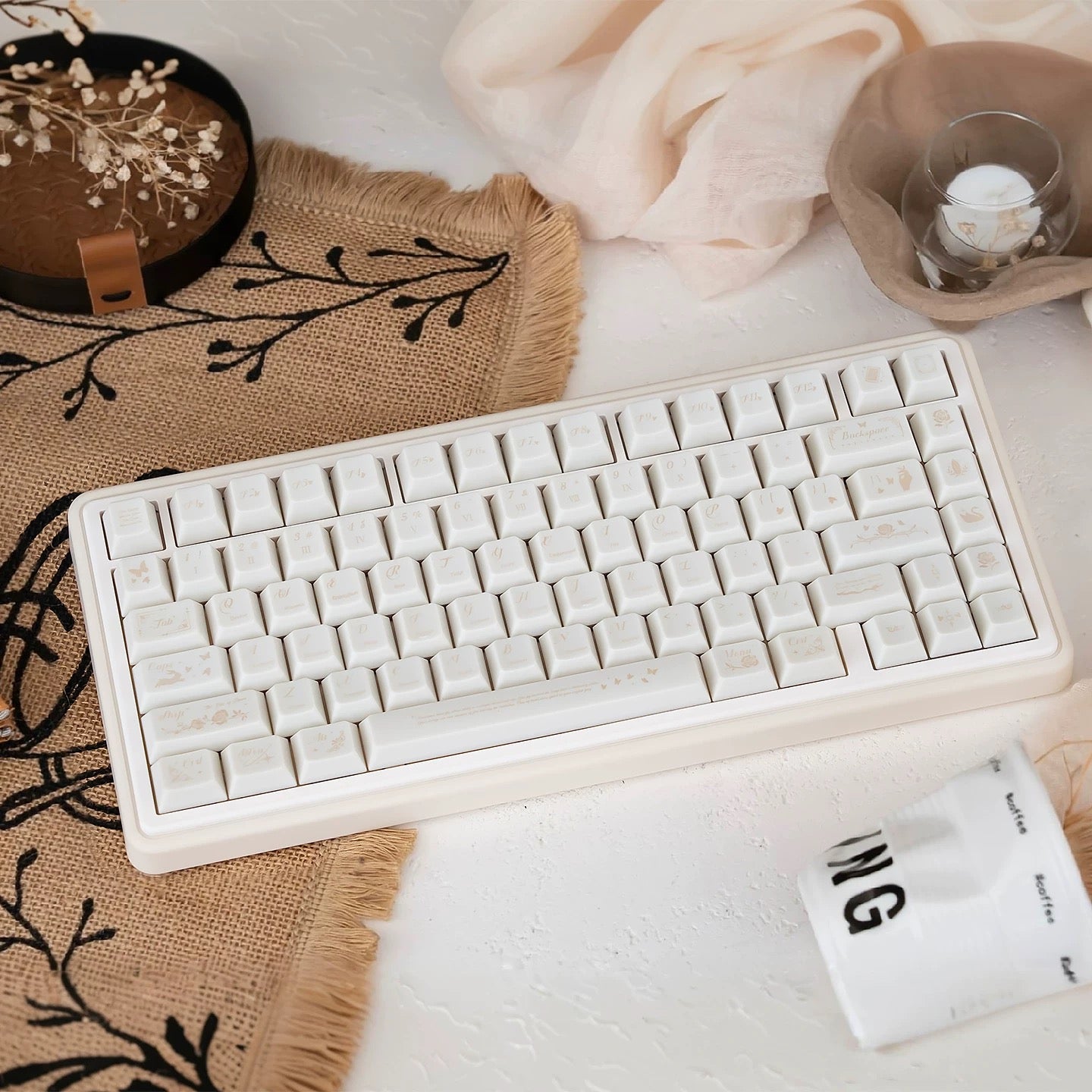 Butterfly Metallic PC Keycap Set  | ARKTCAT