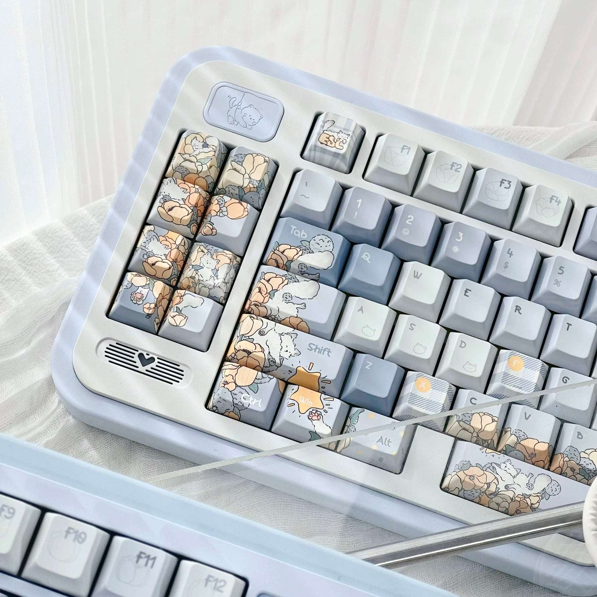 Fox of Dandelion Wind PBT Keycaps (Cherry & SOA Profile) | ARKTCAT