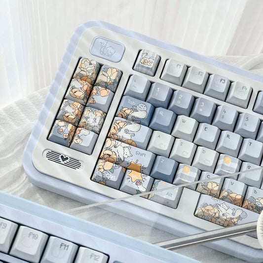 Fox of Dandelion Wind PBT Keycaps (Cherry & SOA Profile) | ARKTCAT