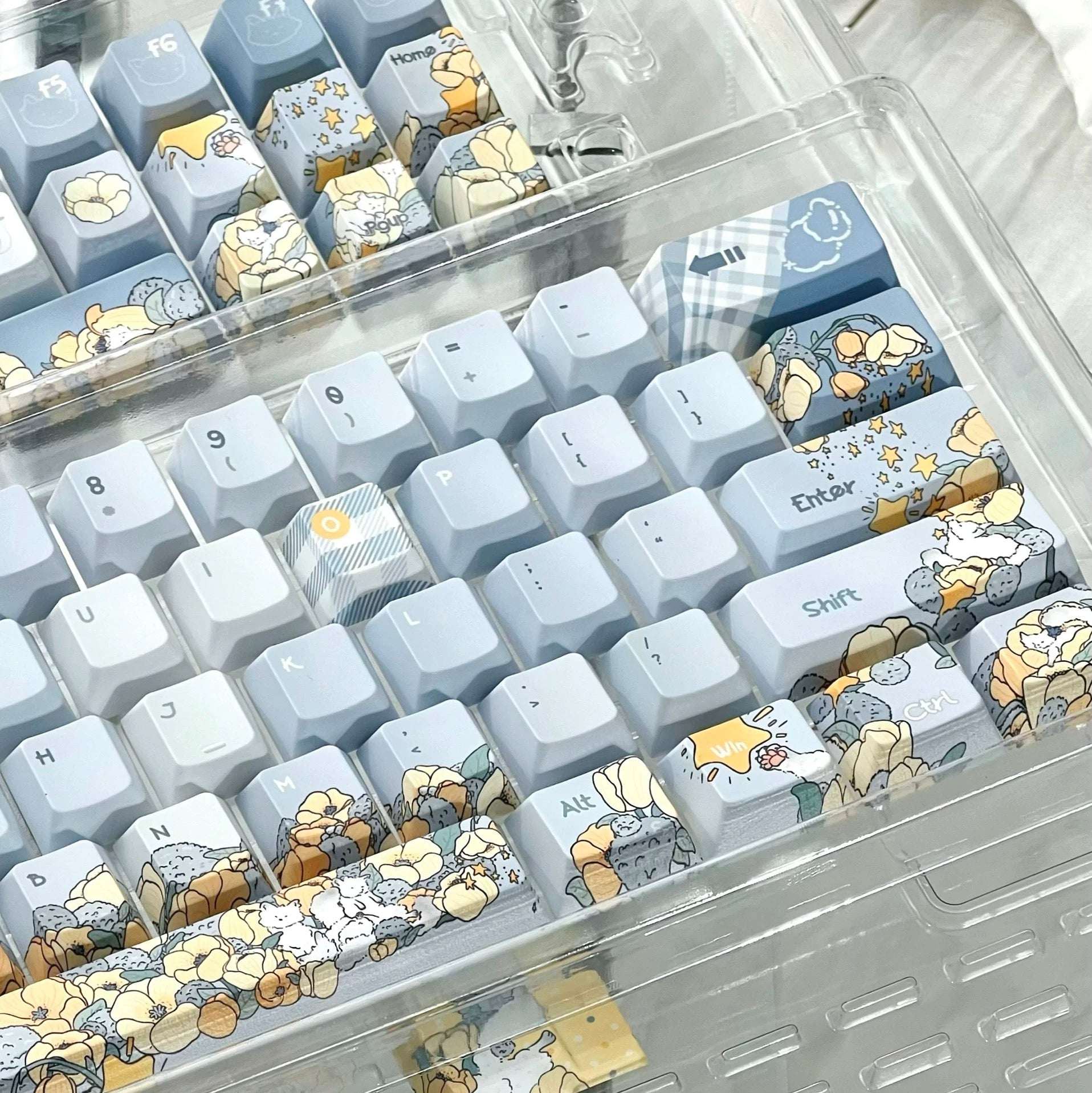 Fox of Dandelion Wind PBT Keycaps (Cherry & SOA Profile) | ARKTCAT