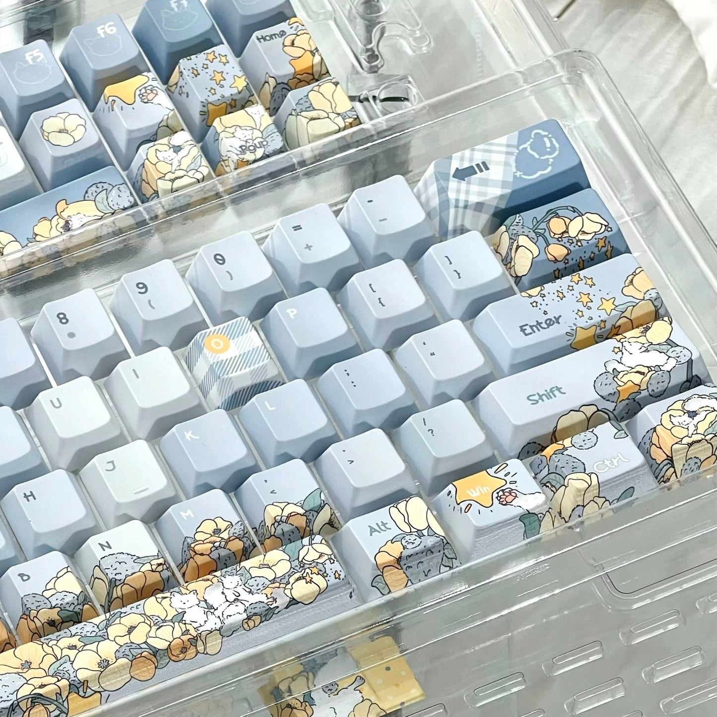Fox of Dandelion Wind PBT Keycaps (Cherry & SOA Profile) | ARKTCAT