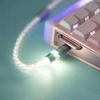 Premium Luminous 8K Polling Rate Custom Mechanical Keyboard Cable | ARKTCAT