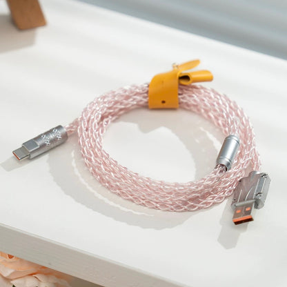 Premium Luminous 8K Polling Rate Custom Mechanical Keyboard Cable | ARKTCAT