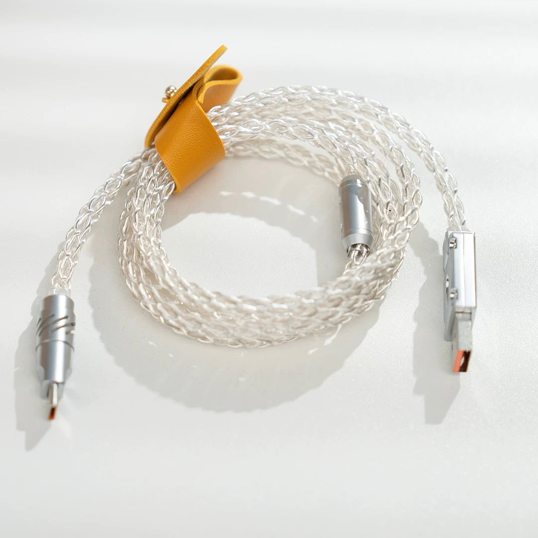 Premium Luminous 8K Polling Rate Custom Mechanical Keyboard Cable | ARKTCAT