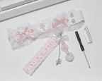Lace Keyboard Strap with Charms – Cute Decorative Ribbon for Wooting / Made68 / ATK / 60% Keyboards