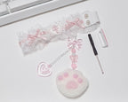 Lace Keyboard Strap with Charms – Cute Decorative Ribbon for Wooting / Made68 / ATK / 60% Keyboards