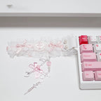 Lace Keyboard Strap with Charms – Cute Decorative Ribbon for Wooting / Made68 / ATK / 60% Keyboards