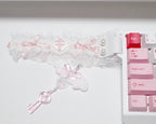 Lace Keyboard Strap with Charms – Cute Decorative Ribbon for Wooting / Made68 / ATK / 60% Keyboards