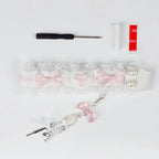 Lace Keyboard Strap with Charms – Cute Decorative Ribbon for Wooting / Made68 / ATK / 60% Keyboards