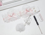 Lace Keyboard Strap with Charms – Cute Decorative Ribbon for Wooting / Made68 / ATK / 60% Keyboards