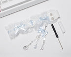 Lace Keyboard Strap with Charms – Cute Decorative Ribbon for Wooting / Made68 / ATK / 60% Keyboards