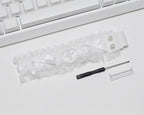 Lace Keyboard Strap with Charms – Cute Decorative Ribbon for Wooting / Made68 / ATK / 60% Keyboards