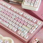 Meow Meow Squad Keycap Set – MAO Profile, 141 Keys, 5-Side Dye-Sublimated PBT