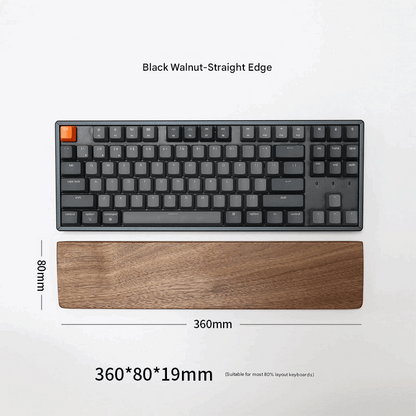 Ergonomic keyboard rest, making your wrists more comfortableSolid Wood Keyborad Palm Rest