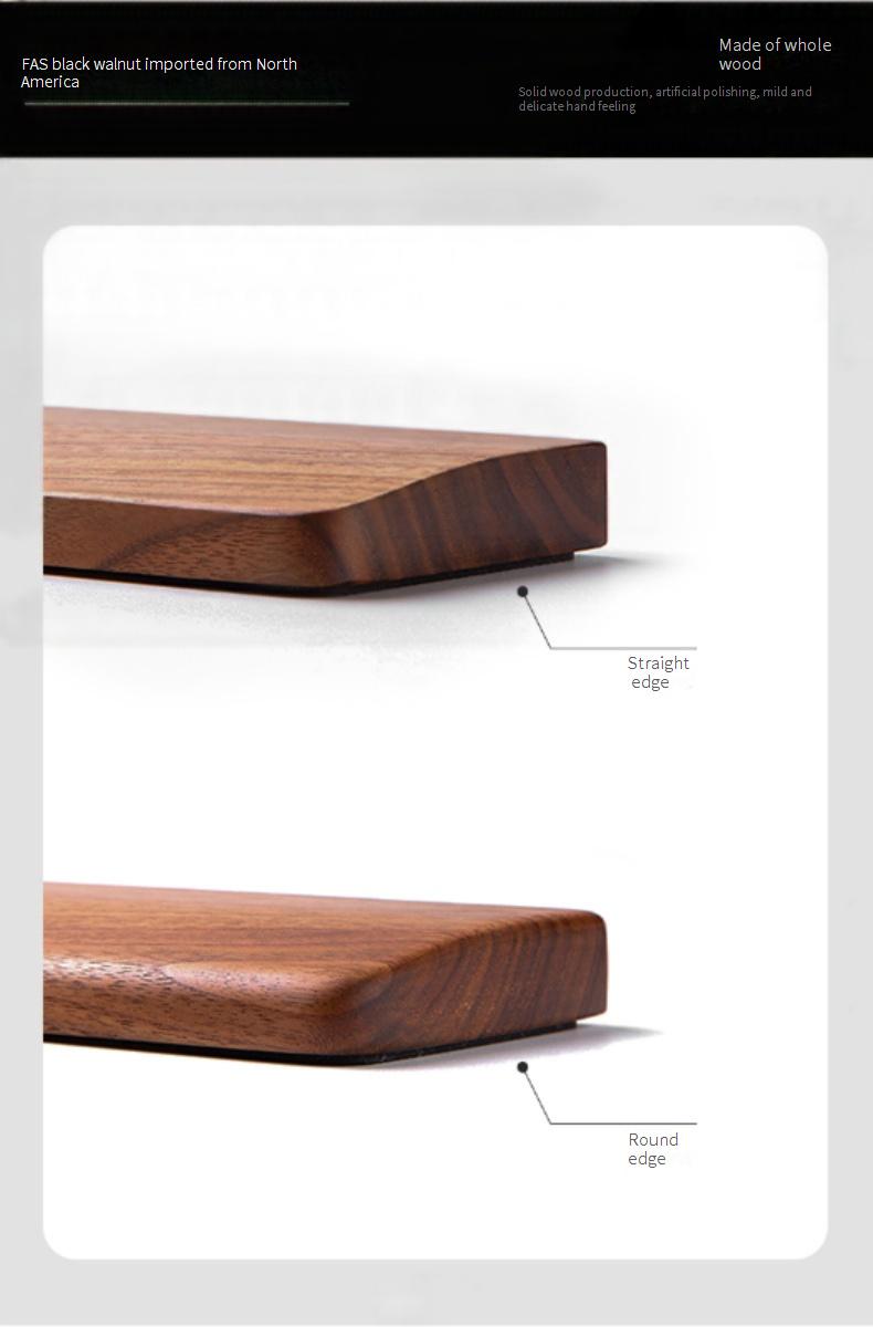 Solid Wood Keyboard Palm Rest | Ergonomic Wrist Support for Desk Setup – Arktcat