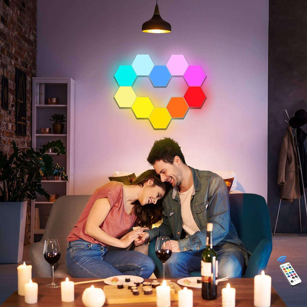Gaming Ambient Lighting & Hexagonal Splicing DIY Ambient Lighting