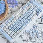 Full Ice Cream Bear Keycap Set for 75%, 98%, and 104 Mechanical Keyboards