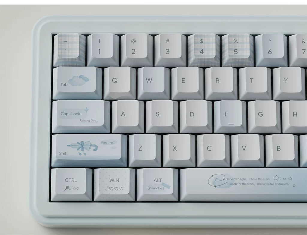 Dream Island Aqua Diary Keycap Set