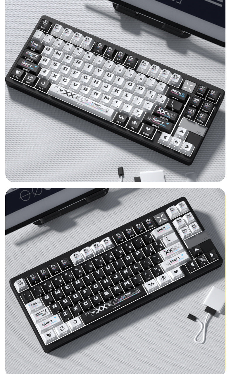 Printstream PC shine-through keycaps small full set layout