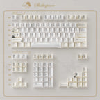 Shakespeare Pearlescent Keycap Set - 121-Key PBT Dye-Sub | Arktcat x U're