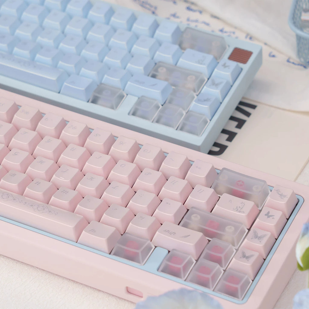 Brocade of Drifting Light Pearlescent PBT Keycap Set – Cherry Profile | U're Lab