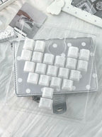 INSOMNIA KAWAII BLUE & WHITE PBT KEYCAP SET - 131 KEYS | ARKTCAT