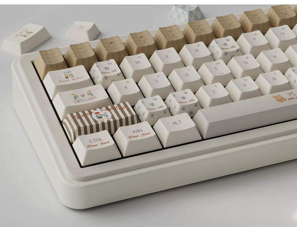 Sweet Bear & Rabbit Keycap Set