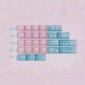 26-Key Transparent PC Novelty Keycap Add-On Kit | Foggy Shine-Through Expansion Pack for MX Keyboards | ARKTCAT x SOULCAT