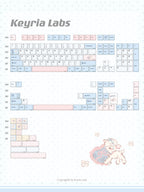 Little Lamb by the Pillow Keycaps – PBT Dye-Sub Kawaii Set | Keyria Labs