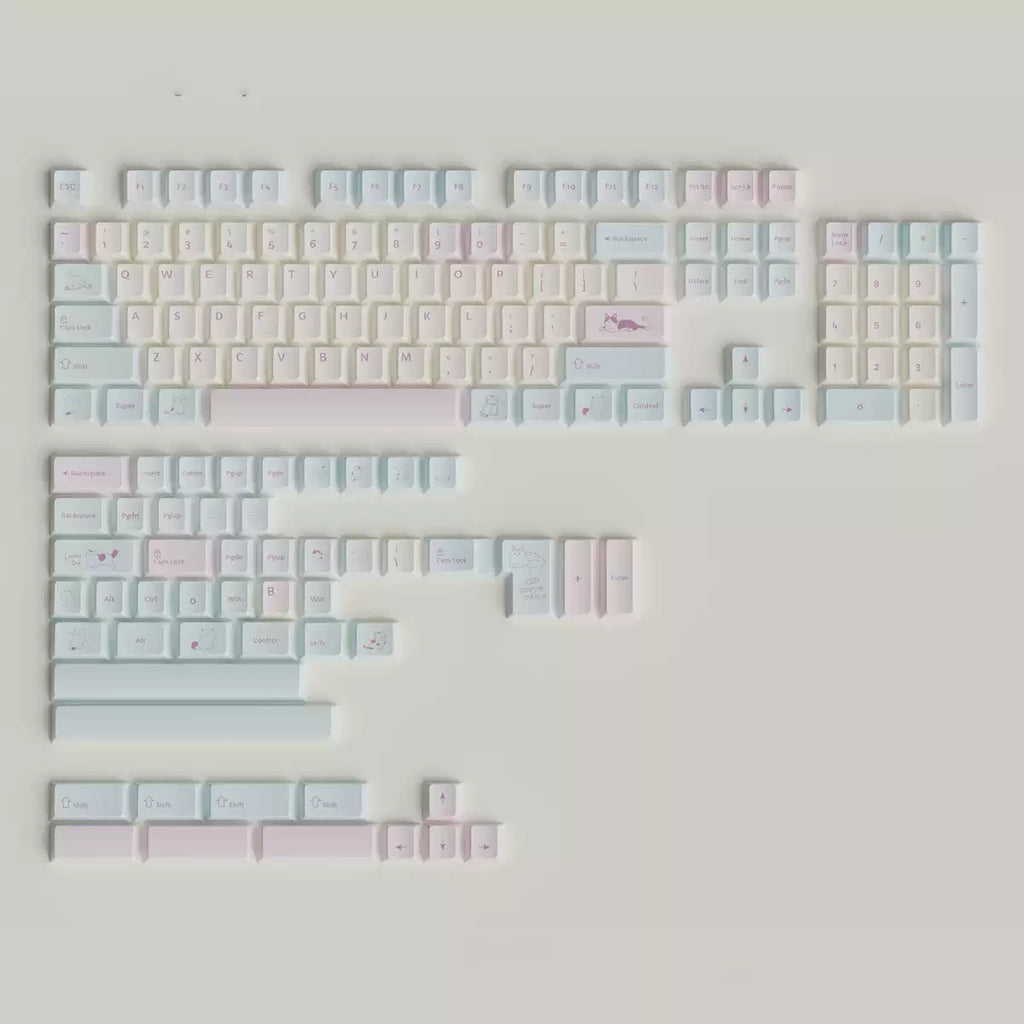 Jiji Cat Cattery Keycap Set