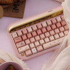COOKING GIRL PINK GRADIENT PBT DYE-SUB KEYCAP SET - CHERRY PROFILE | ARKTCAT x BEEFUN