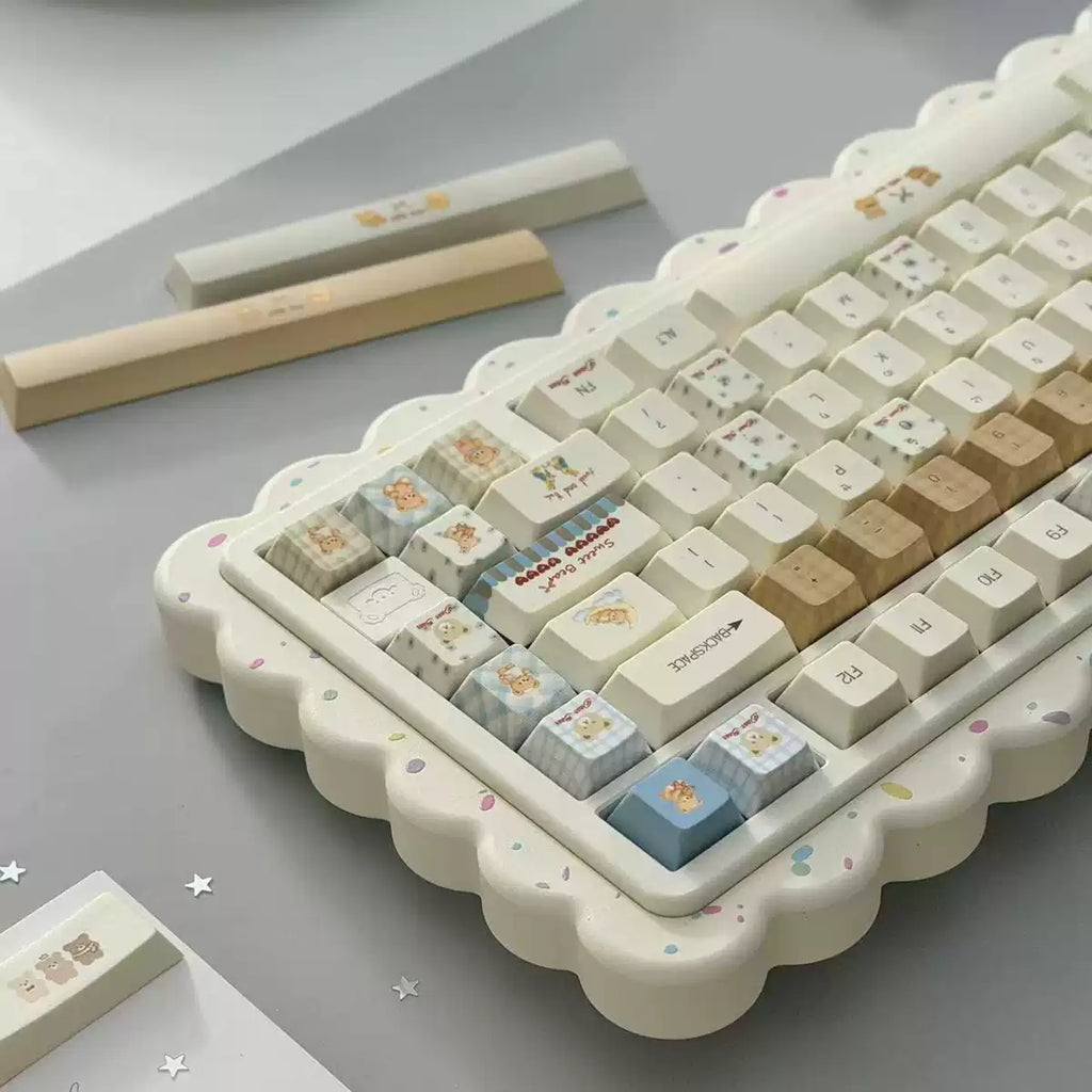 Sweet Bear & Rabbit Keycap Set