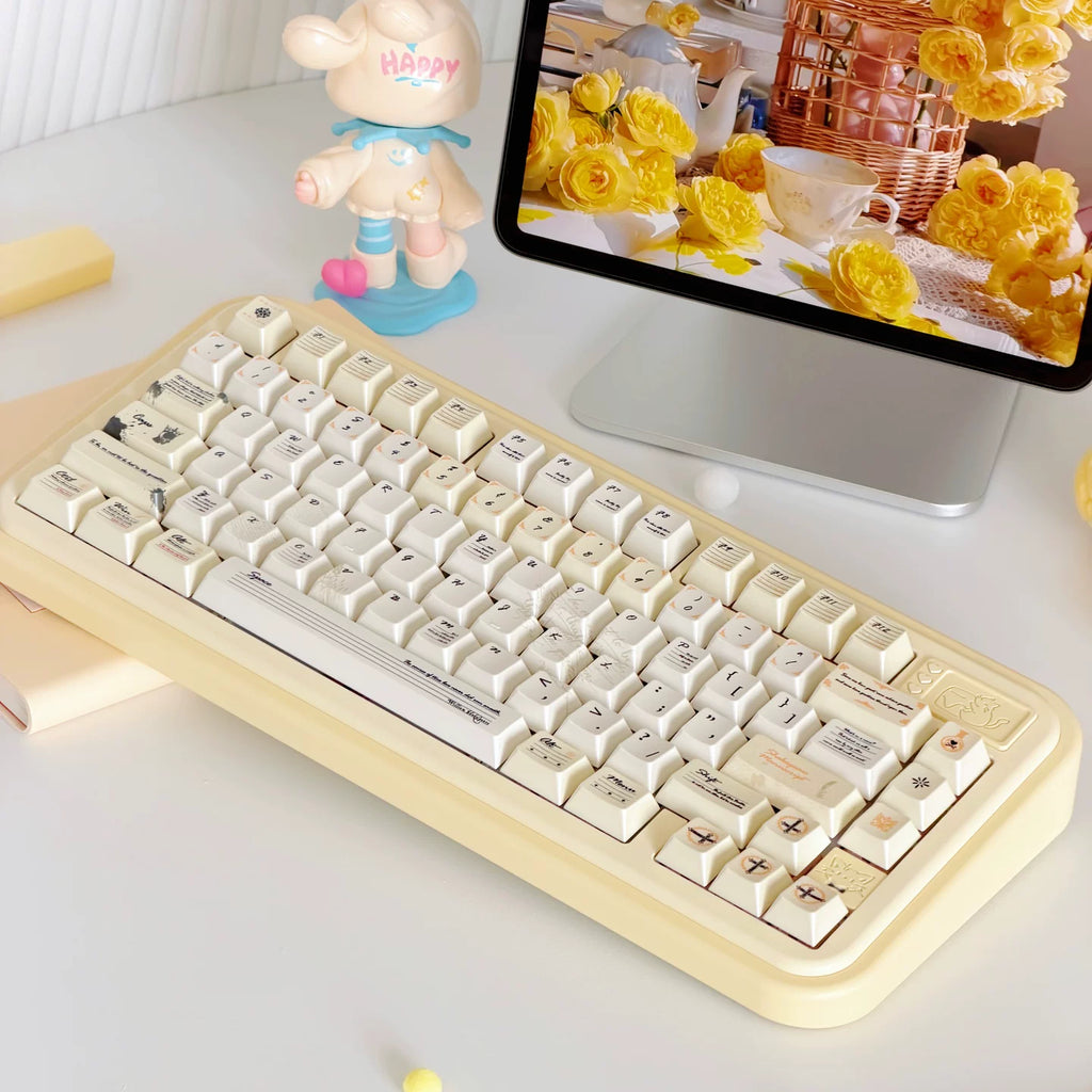 Shakespeare Pearlescent Keycap Set - 121-Key PBT Dye-Sub | Arktcat x U're