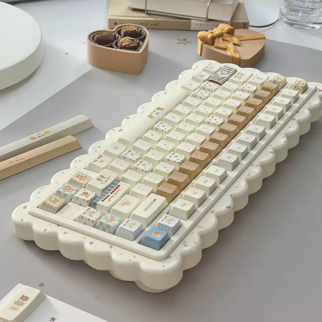Sweet Bear & Rabbit Keycap Set