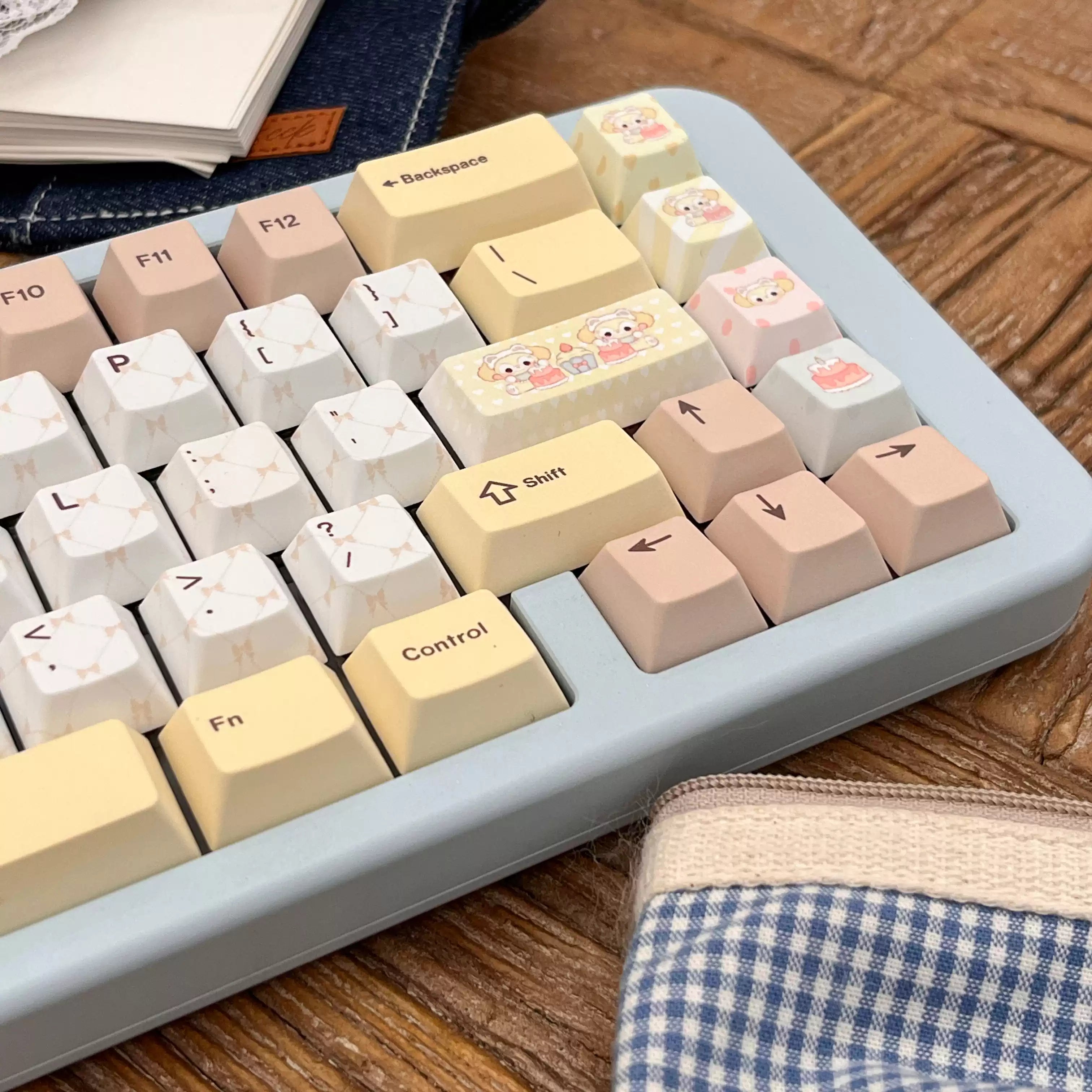 Bear Tea Party Little Bear Yellow Keycaps | Keyria Labs