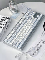 Traces of Blue Keycap Set – Cherry Profile Dye-Sub PBT Custom Keycaps | Doki Lab