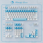 Butterfly Lovers Pearlescent Keycap Set - 121-Key PBT Dye-Sub | Arktcat x U're