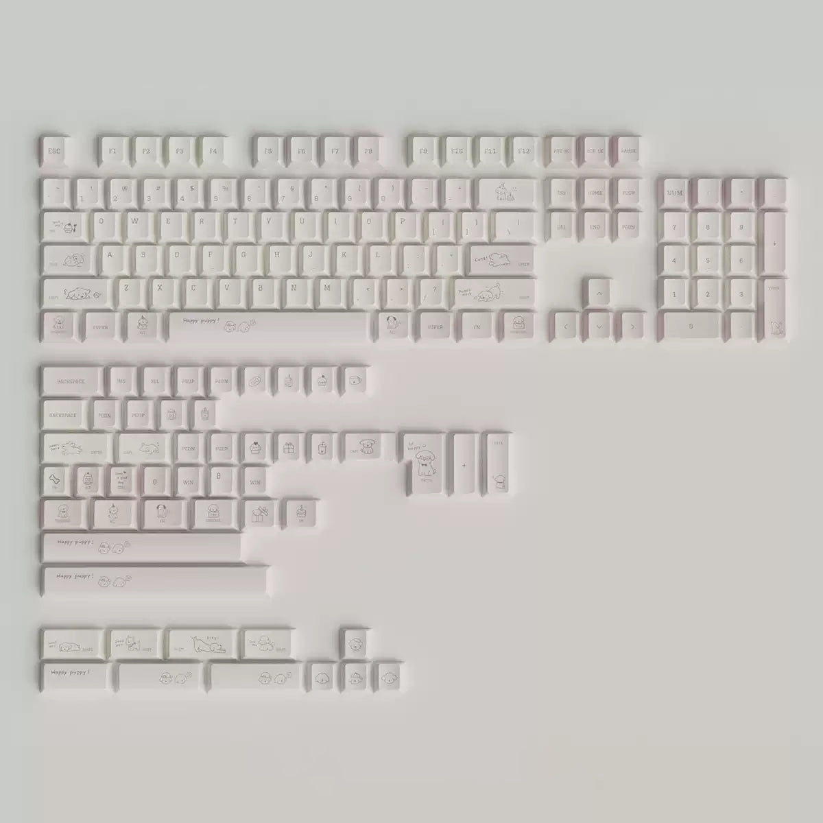 Puppy Diary Keycap Set