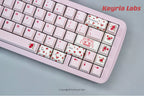 Alessandra Lamb Rose Keycap Set 🌹🐑- PBT Dye-Sub Kawaii Set | Keyria Labs