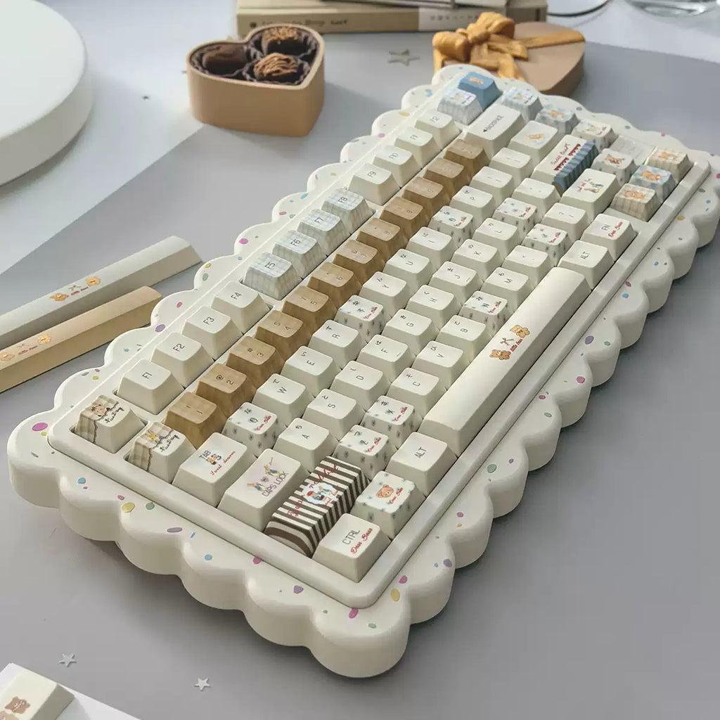 Sweet Bear & Rabbit Keycap Set
