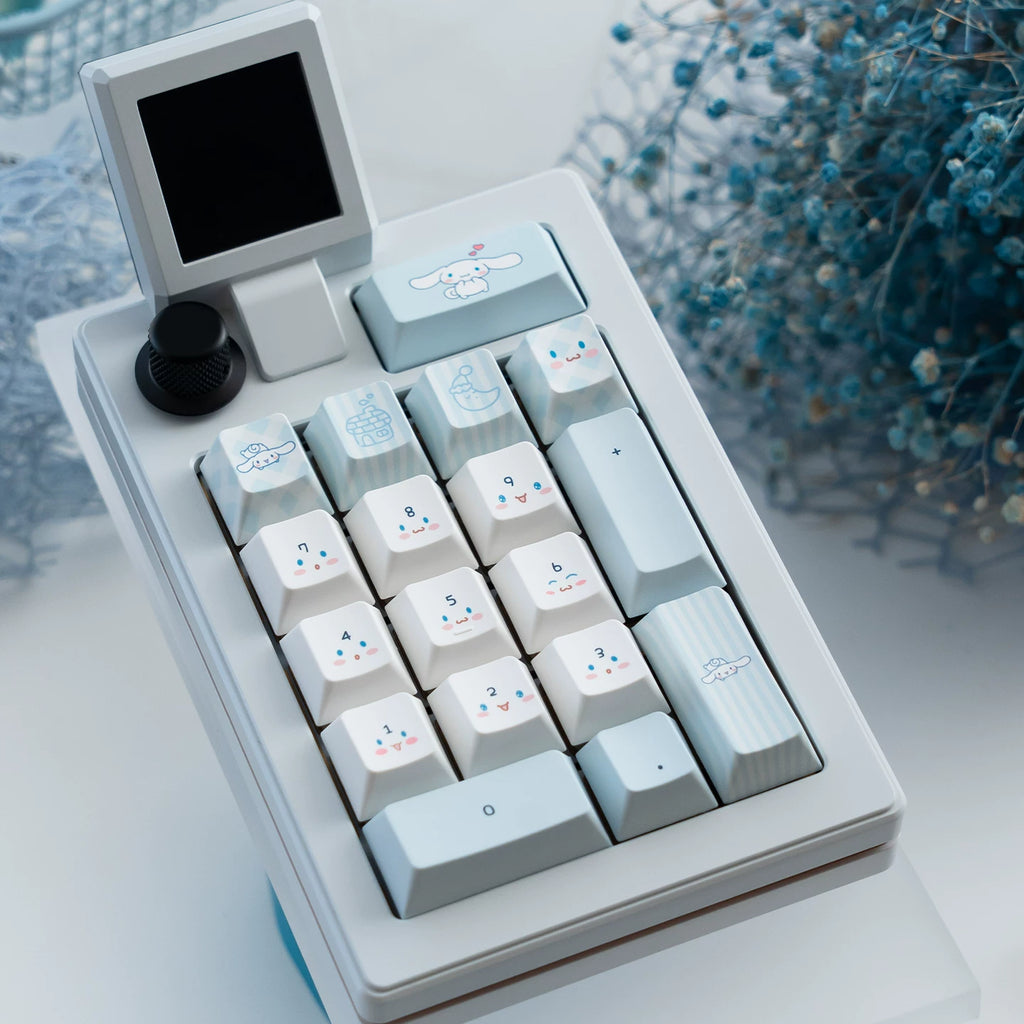 Cinnamoroll Cute Blue Keycap Set – PBT Dye-Sublimation Keycaps for Mechanical Keyboards (MOA & Cherry Profiles)