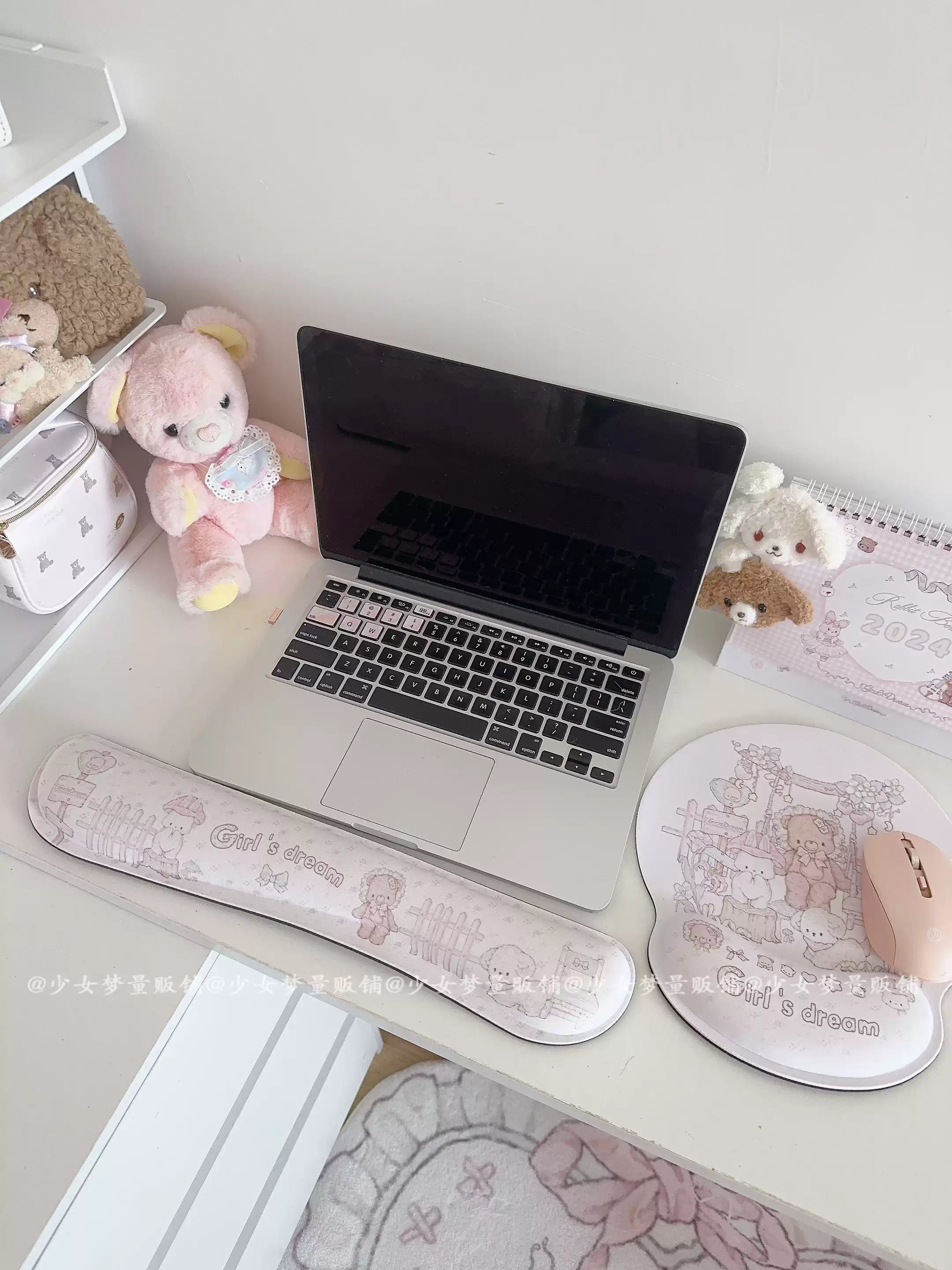 Tea Party Ergonomic Wrist Rest Mouse Pad | Cute Kawaii  Wrist Rest Mouse Pad