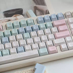 Cheese Bunny Keycap Set | Pastel Bunny Cartoon PBT Keycaps