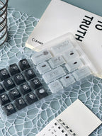 Solitude Black&Blue Keycap Set – Cherry Profile Dye-Sub PBT Custom Keycaps | Doki Lab