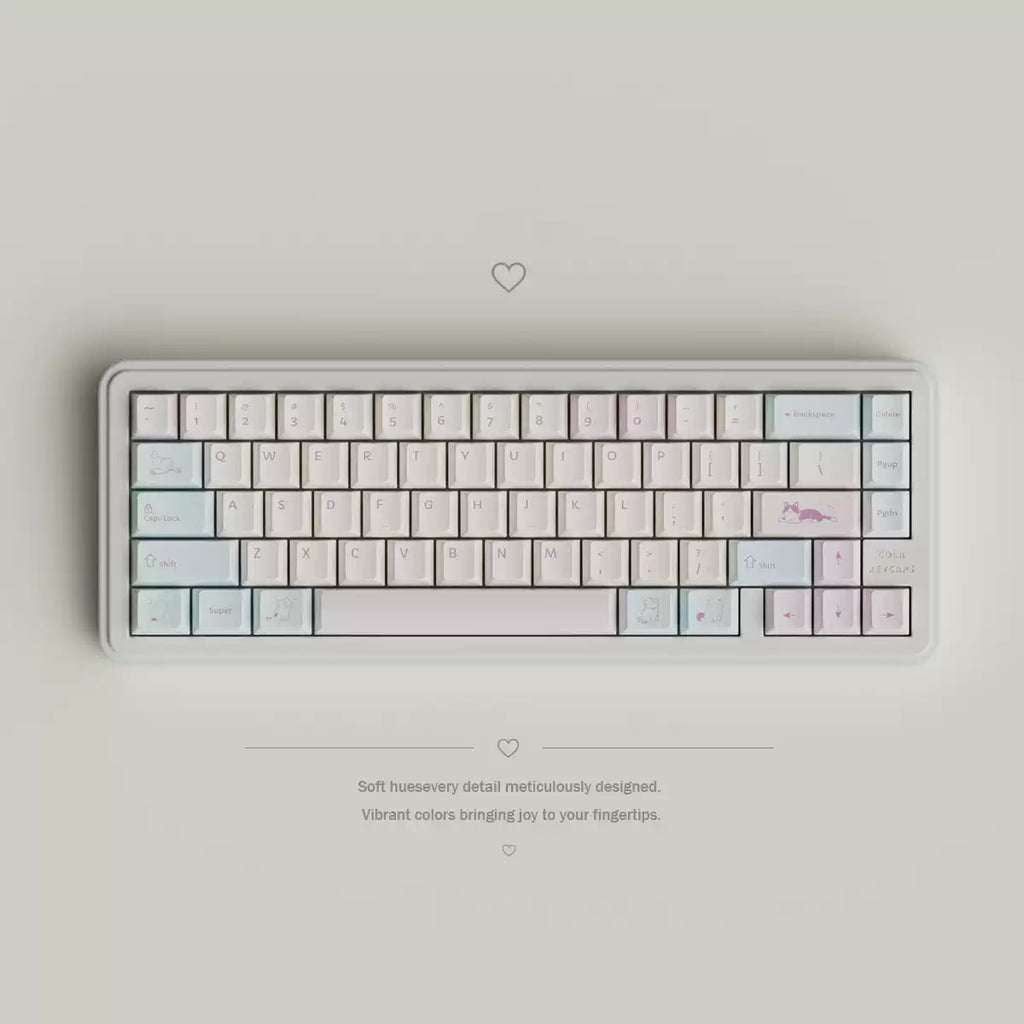 Jiji Cat Cattery Keycap Set